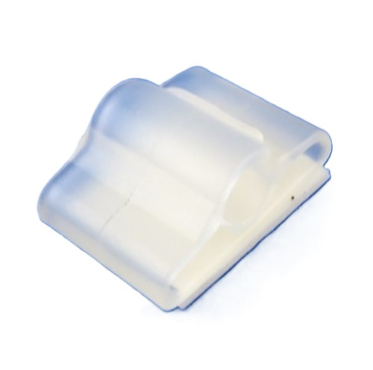 Plastic self-adhesive pen or pencil holder